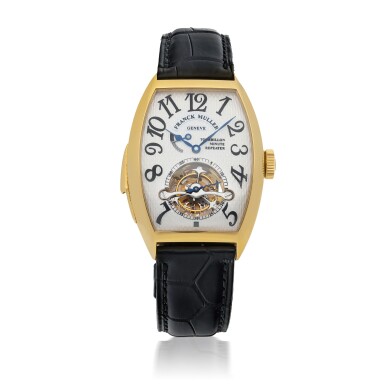 View full screen - View 1 of Lot 13. FRANCK MULLER | IMPERIAL TOURBILLON, REF 5850 RM T YELLOW GOLD MINUTE-REPEATING TOURBILLON WRISTWATCH CIRCA 2000.