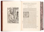 Vesalius | De humani corporis fabrica, Basel, 1555, modern crushed burgundy morocco