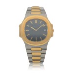 'Jumbo' Nautilus, Ref. 3700/11 Stainless steel and yellow gold wristwatch with date and bracelet Made in 1982 | 百達翡麗3700/11型號「'Jumbo' Nautilus」精鋼及黃金鍊帶腕錶備日期顯示,1982年製