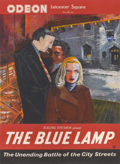 View full screen - View 1 of Lot 137. THE BLUE LAMP (1950) POSTER, BRITISH.