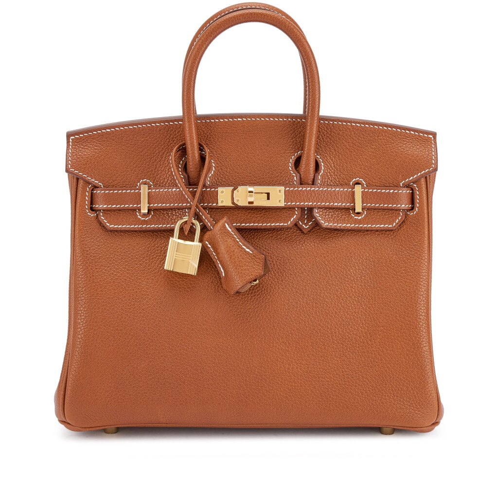 View full screen - View 1 of Lot 508. Fauve Barenia Faubourg Birkin 25 Gold Hardware, 2026.