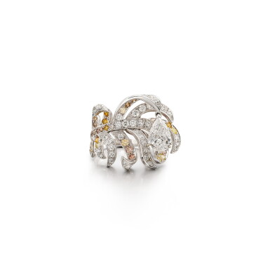 View full screen - View 1 of Lot 1778. Diamond Ring | 寶詩龍 | 2.11克拉 梨形 D色 鑽石 戒指.