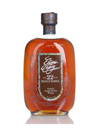 View full screen - View 1 of Lot 209. Elijah Craig Single Barrel 22 Year Old 45.0 abv 1990 (1 Bottle 75cl).