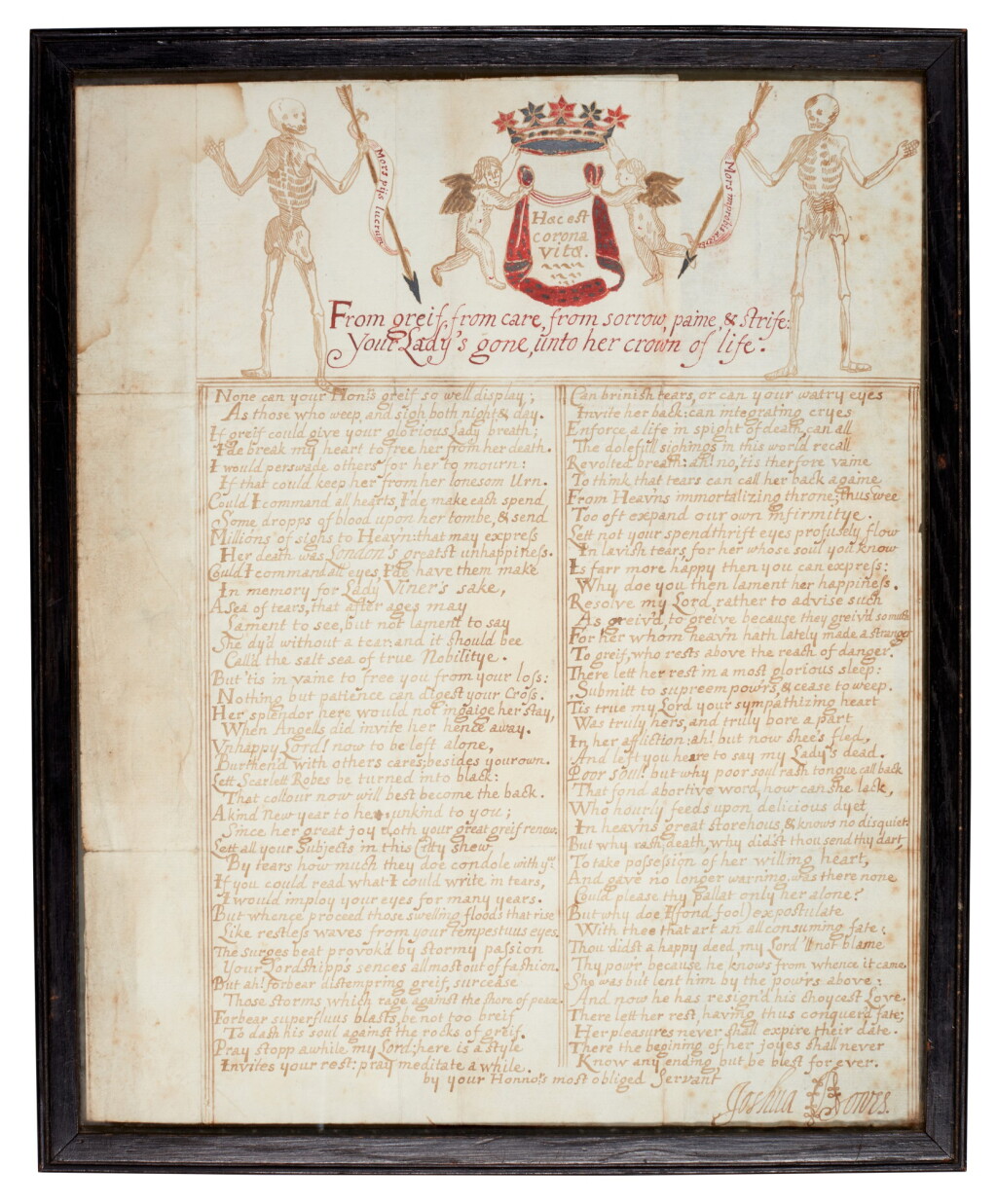 View full screen - View 1 of Lot 6. BOWES | Three calligraphic manuscripts, 17th century.