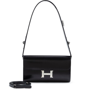 View full screen - View 1 of Lot 640. Limited Edition Black Box Rock Constance-To-Go Wallet Palladium Hardware, 2023.