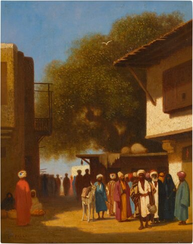 View full screen - View 1 of Lot 73. Street in Cairo.