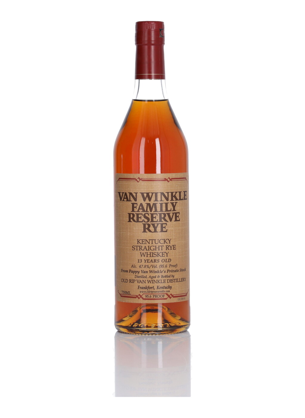 View full screen - View 1 of Lot 165. Van Winkle 13 Year Old Family Reserve Rye 95.6 Proof NV (1 Bottle 75cl).