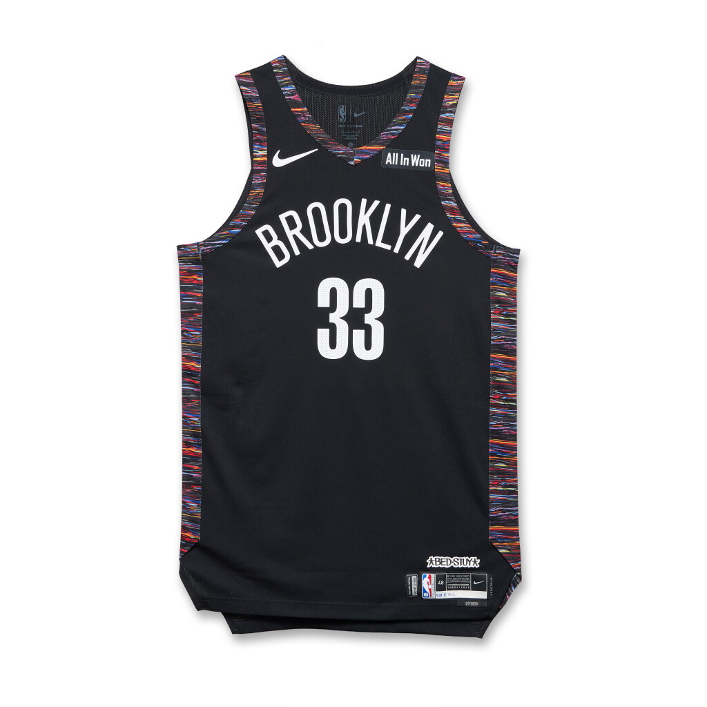 全萤幕检视 - 查看58Nic Claxton Brooklyn Nets 2025-2026 Game Worn City Edition Jersey的1