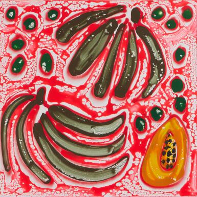 View full screen - View 1 of Lot 435. Plantains, Limes, Papaya.