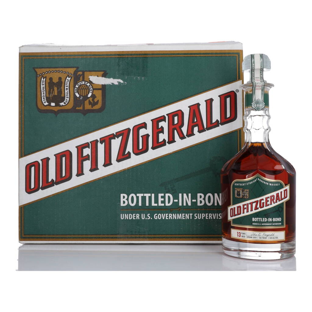 View full screen - View 1 of Lot 335. Old Fitzgerald 13 Year Old Bottled In Bond 100 Proof 2005 (3 BT 75cl).