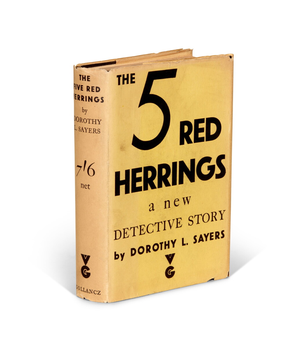 View full screen - View 1 of Lot 162. Dorothy L. Sayers | The Five Red Herrings, 1931.