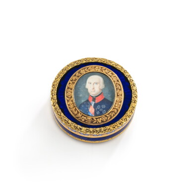View full screen - View 1 of Lot 567. A two-colour gold, ivory and enamel presentation snuff box, Remond, Lamy & Co, Geneva, 1801-1804 | Tabatière en or à deux couleurs, ivoire et émail par Remond, Lamy & Co, Genève, 1801-1804.