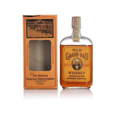 View full screen - View 1 of Lot 141. Old Grand-Dad 100 Proof 1916 (1 Pint).
