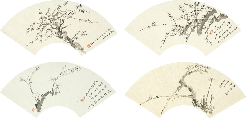 View full screen - View 1 of Lot 2569. 湯滌 暗香疏影 | Tang Di, Plum Blossoms.