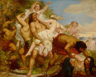 View full screen - View 1 of Lot 71. The Tribe of Benjamin Seizing the Daughters of Shiloh.
