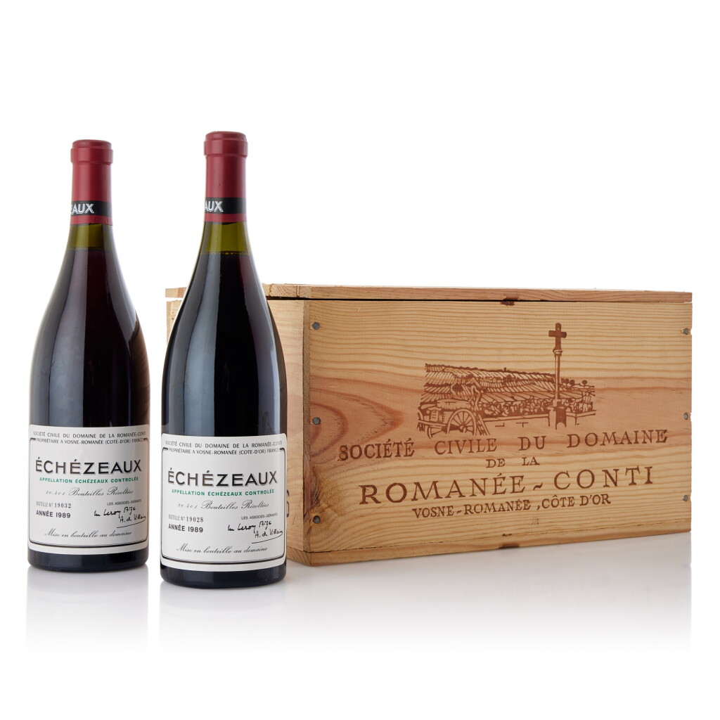 View full screen - View 1 of Lot 2824. Echézeaux 1989 Domaine de la Romanée-Conti (6 BT).