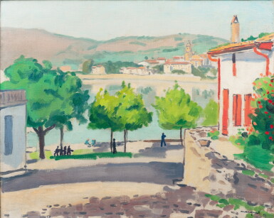 View full screen - View 1 of Lot 34. Hendaye, La promenade.