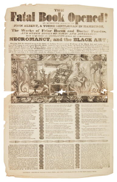 View full screen - View 1 of Lot 563. (Spiritualism, Black Arts) | The Fatal Book Opened!.