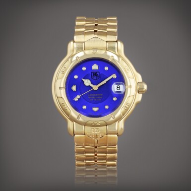 View full screen - View 1 of Lot 452. Chronometer 6000, reference WH514 Montre bracelet en or jaune avec date | Yellow gold wristwatch with date and bracelet Vers 1996 | Circa 1996.