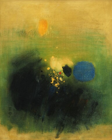 View full screen - View 1 of Lot 3814. Cheong Soo Pieng 鍾泗濱 | Untitled 無題.