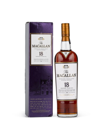 View full screen - View 1 of Lot 7. The Macallan 18 Year Old Highland Single Malt 1996 (1 BT70).