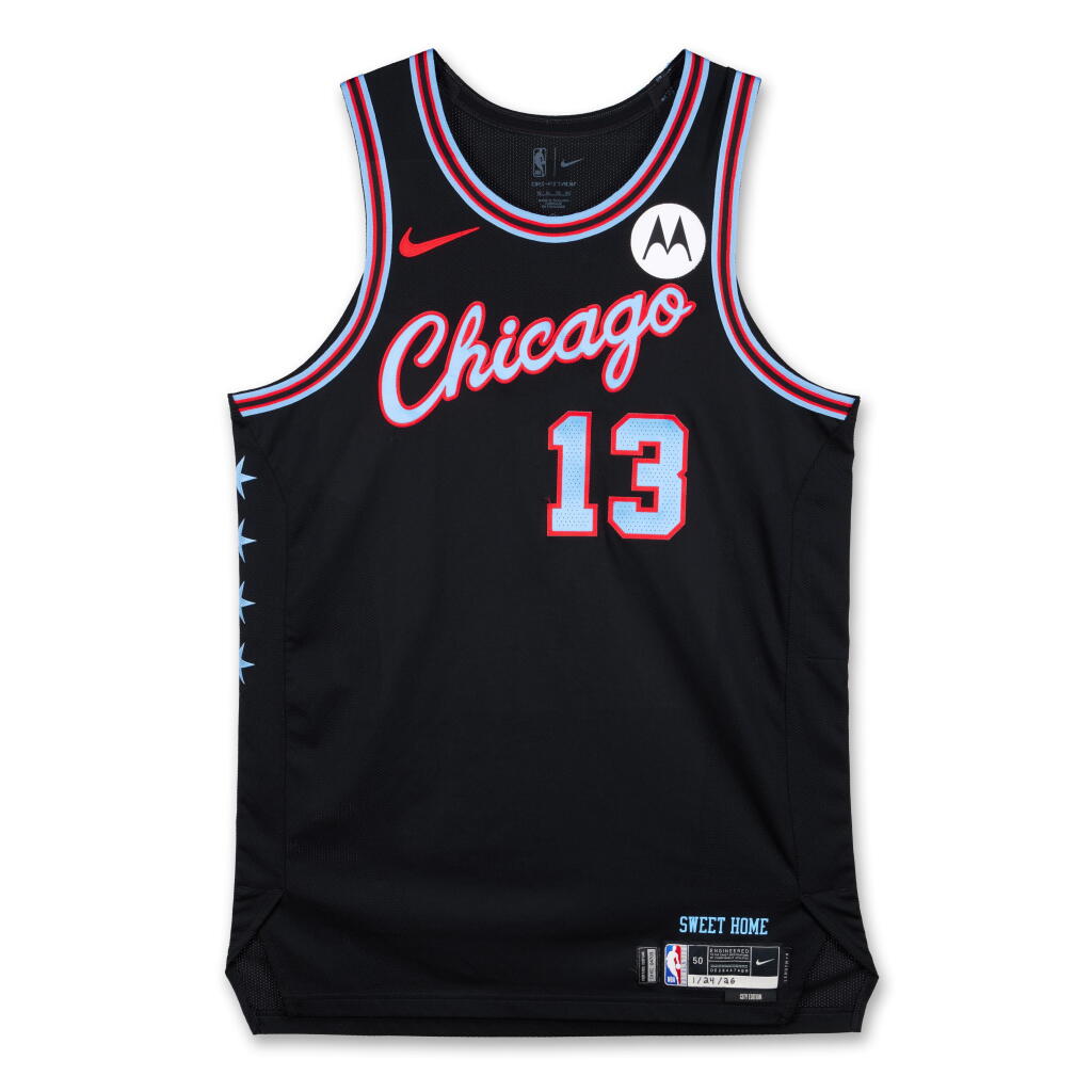View full screen - View 1 of Lot 54. Kevin Huerter Chicago Bulls 2025-2026 Game Worn City Edition Jersey | Matched to 4 Games.