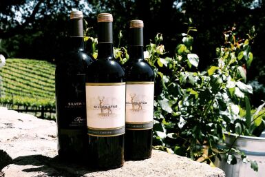 View full screen - View 1 of Lot 53. Silver Stag Winery | The Windmill Over Coombsville .