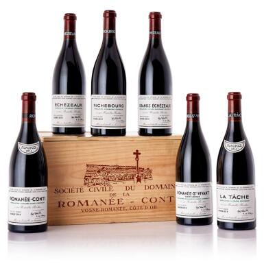 View full screen - View 1 of Lot 6232. Domaine de la Romanée-Conti Assortment 2014 Domaine de la Romanée-Conti (13 BT).