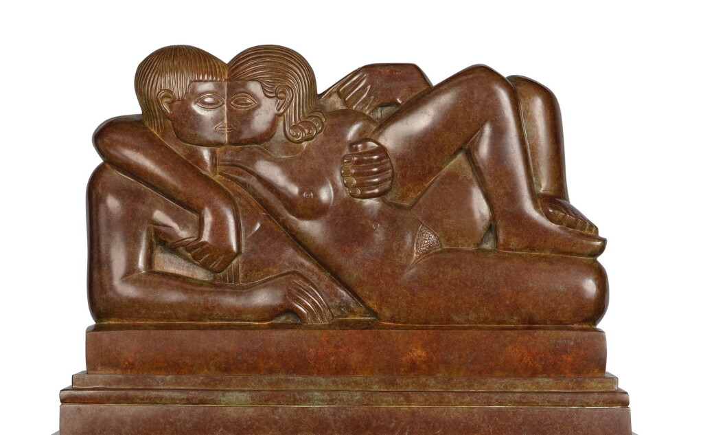 View full screen - View 1 of Lot 69. JACQUES SCHNIER | THE KISS.