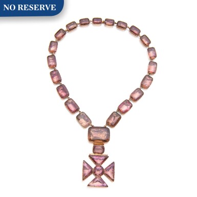 View full screen - View 1 of Lot 154. Quartz Pendant-Necklace.