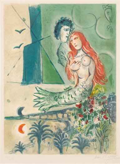 View full screen - View 1 of Lot 12. AFTER MARC CHAGALL | SIRÈNE AU POÈTE (M. CS. 27).