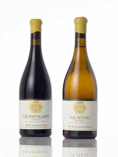 View full screen - View 1 of Lot 5107. Ermitage Blanc, Le Méal 2009 Chapoutier (6 BT).