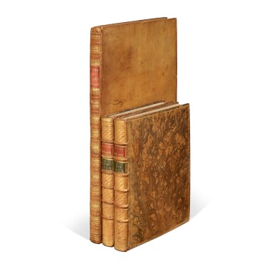 View full screen - View 1 of Lot 62. Cook, Captain James | The Macclesfield copy of Cook's second voyage, handsomely bound.