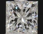 A 1.02 Carat Square Diamond, K Color, VVS2 Clarity