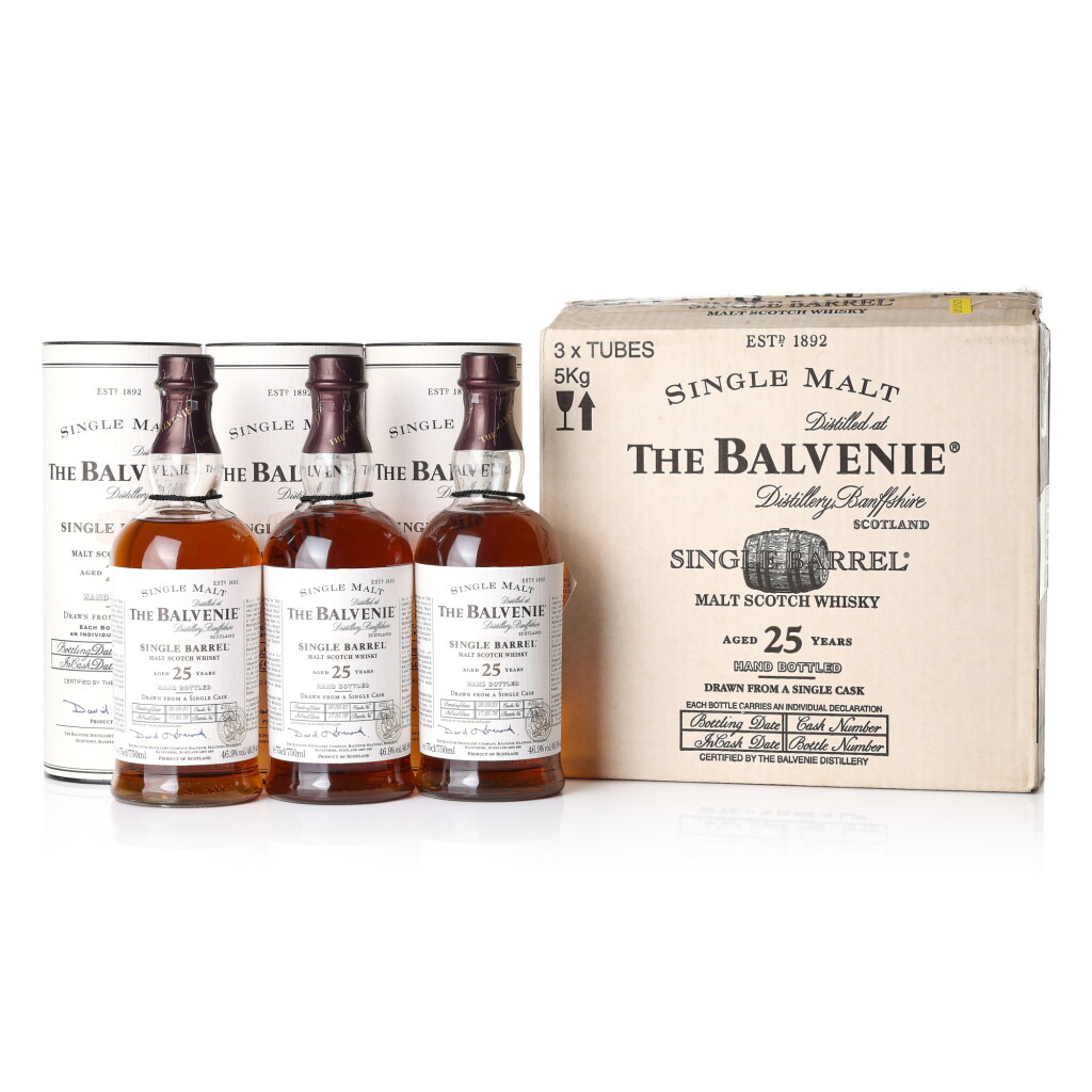 View full screen - View 1 of Lot 3307. The Balvenie 25 Year Old Single Barrel #6371 46.9 abv 1978 (3 BT70).