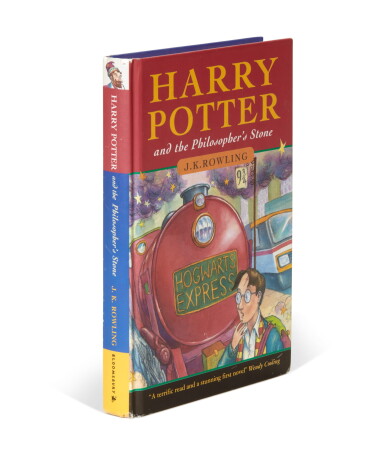 View full screen - View 1 of Lot 104. J.K. Rowling | Harry Potter and the Philosopher's Stone, 1997, first edition, hardback issue.