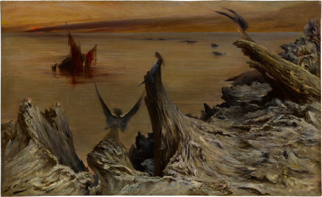 Voir en plein écran - Voir 1 du lot 241. La chimère à l'ile de Sarah Bernhardt.