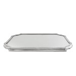 A large silver mirror centretable, Odiot, Paris, circa 1900 | Grand surtout de table à fond de glace et argent, Odiot, Paris, vers 1900