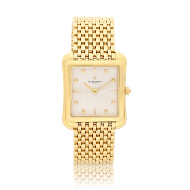 View full screen - View 1 of Lot 45. Toledo Yellow Gold Wristwatch With Bracelet Circa 1990.