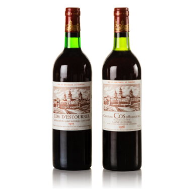 View full screen - View 1 of Lot 78. Château Cos d'Estournel 1975/1976 (2 BT).