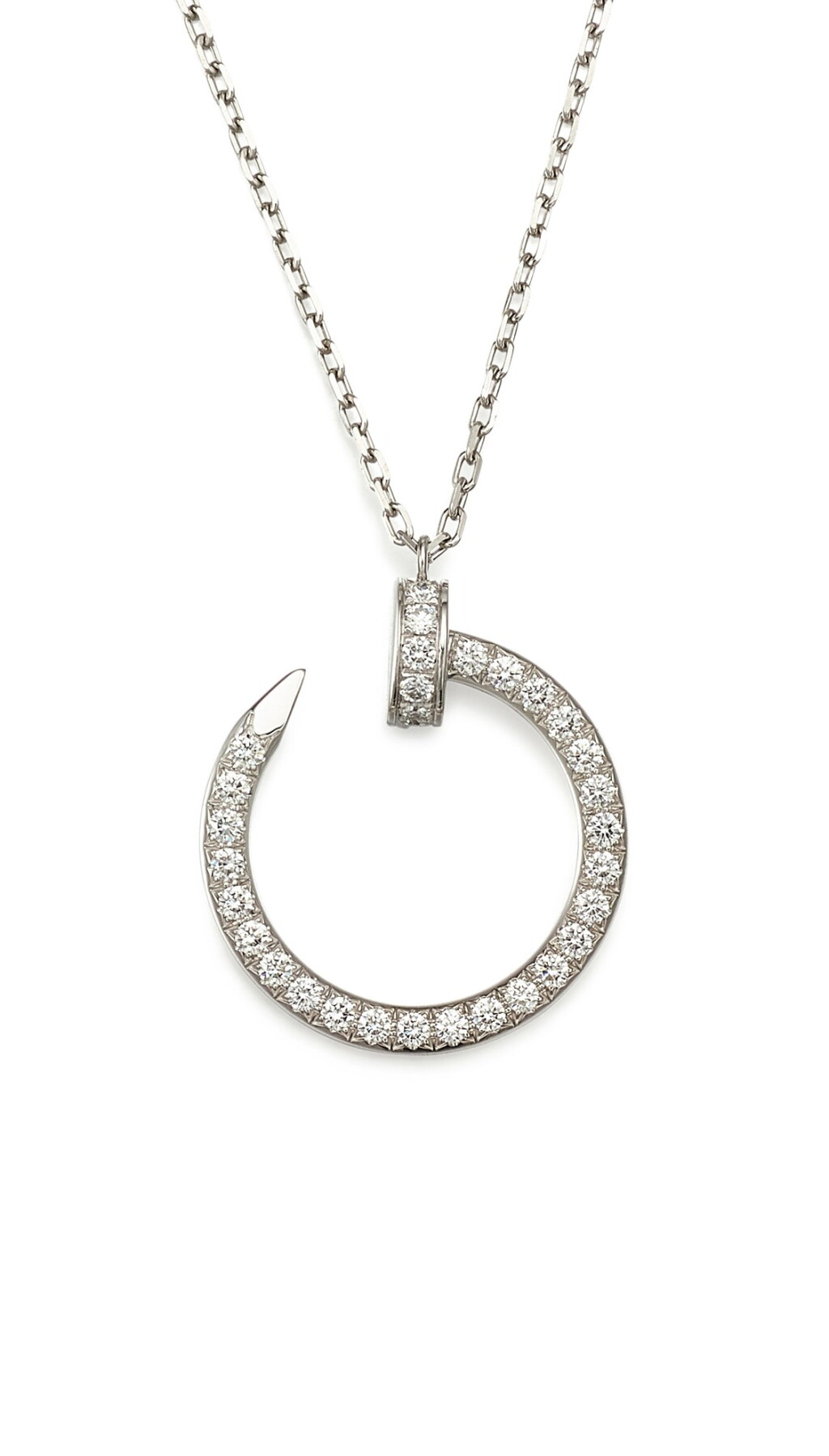 View full screen - View 1 of Lot 1831. 'Juste un Clou' Diamond Pendent Necklace | 卡地亞 | 'Juste un Clou' 鑽石項鏈.