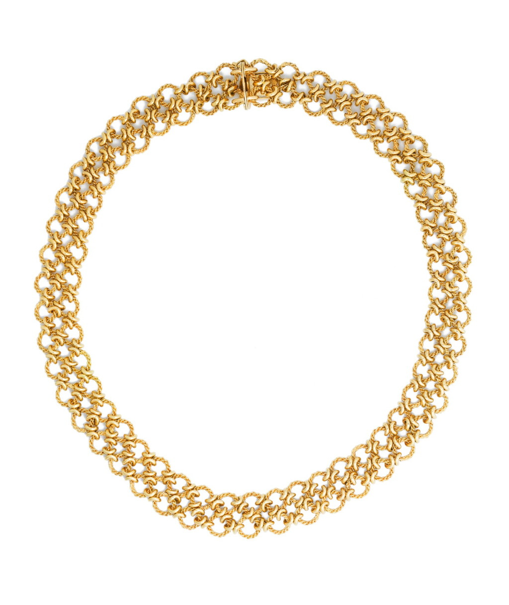 View full screen - View 1 of Lot 136. COLLIER OR | GOLD NECKLACE.