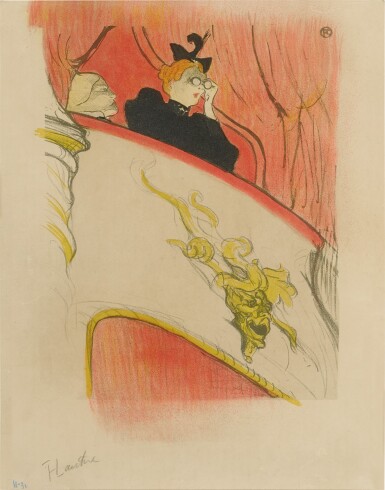 View full screen - View 1 of Lot 34. LA LOGE AU MASCARON DORÉ (D. 16; ADR. 69; W. 16).