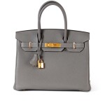 Gris Meyer Togo Birkin 30 Gold Hardware, 2022