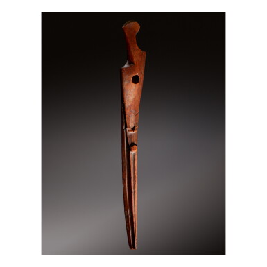 View full screen - View 1 of Lot 70. KODIAK ALUTIIQ THROWING BOARD.