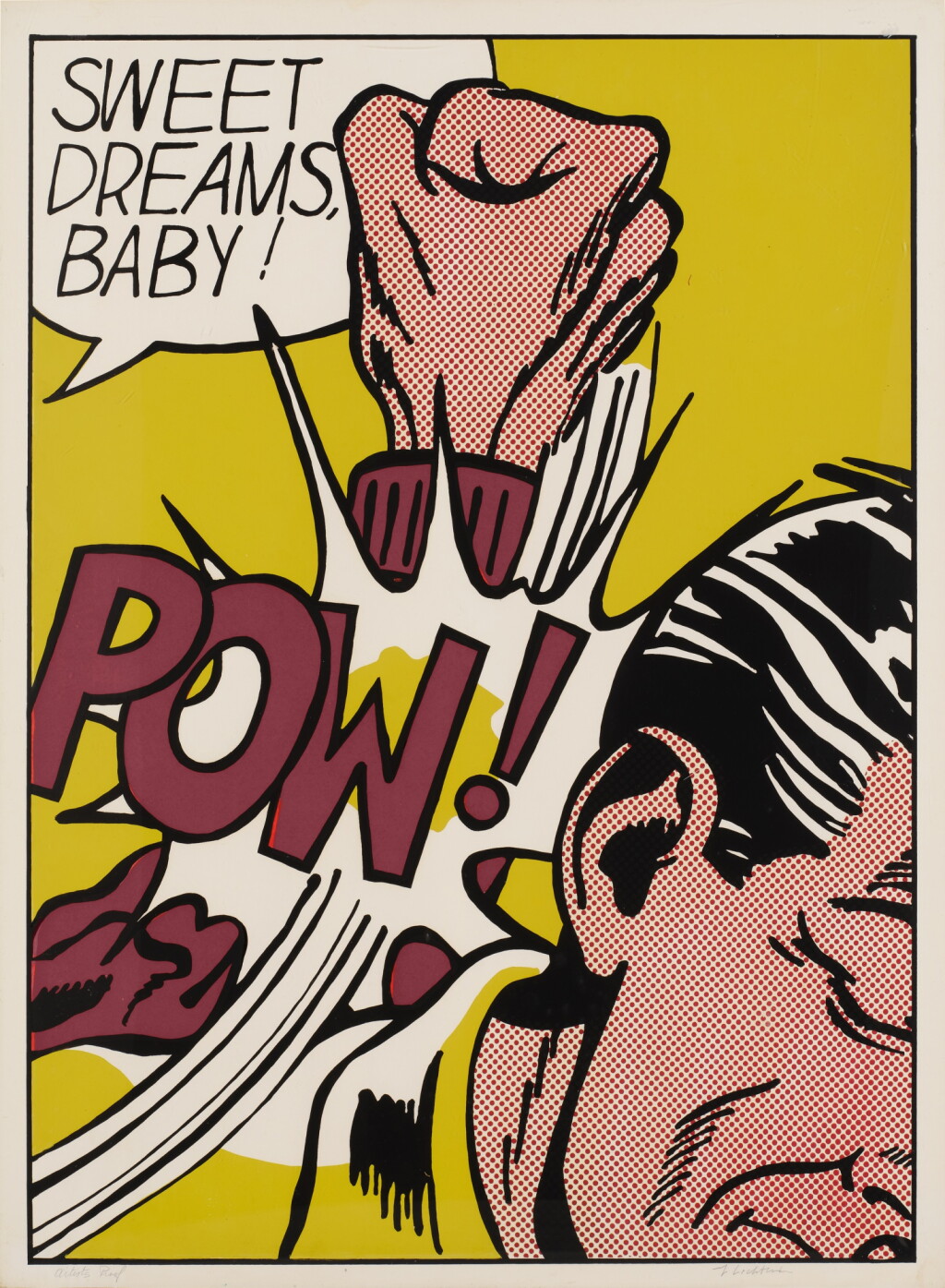 View full screen - View 1 of Lot 318. Sweet Dreams Baby!, from the 11 Pop Artists portfolio, vol. 3 (Corlett 39; RLCR 1172).