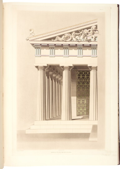 View full screen - View 1 of Lot 46. Charles Cockerell | Temples of Jupiter Panhellenius at Aegina, and of Apollo Epicurius at Bassae, in Arcadia. 1860.