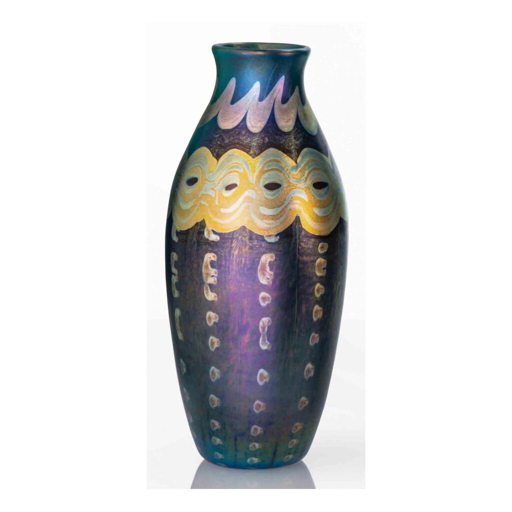 View full screen - View 1 of Lot 2. Decorated Vase.