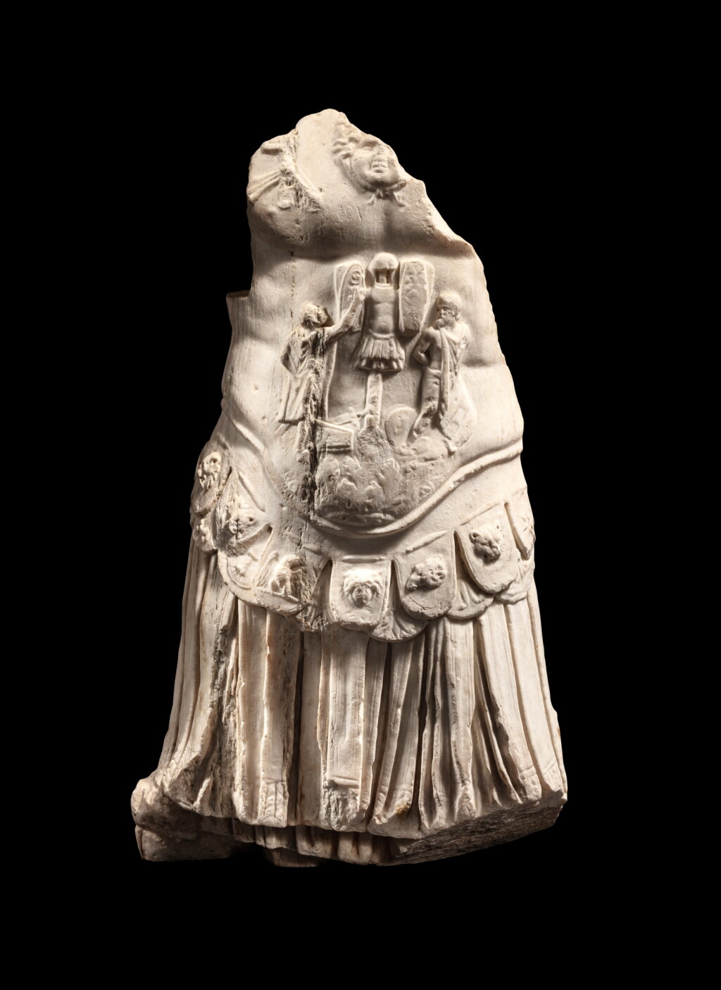 View full screen - View 1 of Lot 17. A Roman Marble Cuirassed Torso of an Emperor, Flavian Period, 3rd Quarter of the 1st Century A.D..