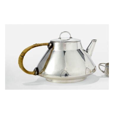 View full screen - View 1 of Lot 131. LIBERTY & CO. | CYMRIC TEAPOT.